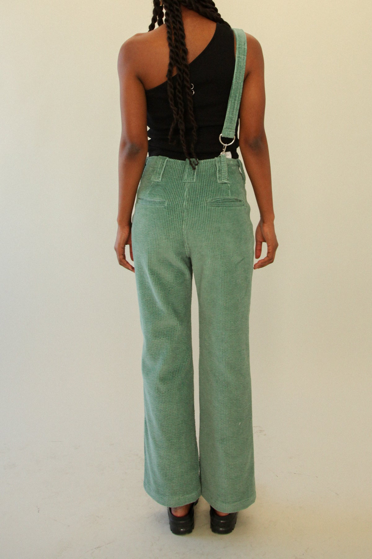 The Bag Pant in Sage Corduroy