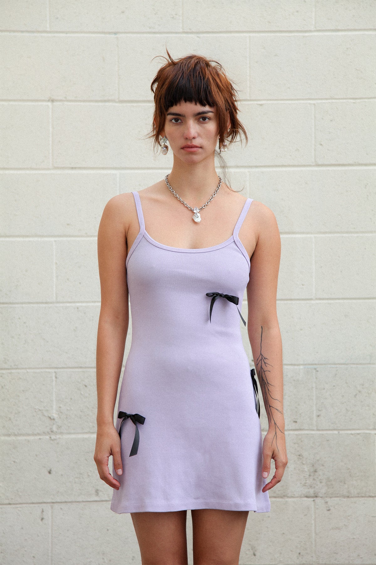 Rib Recital Dress in Lilac