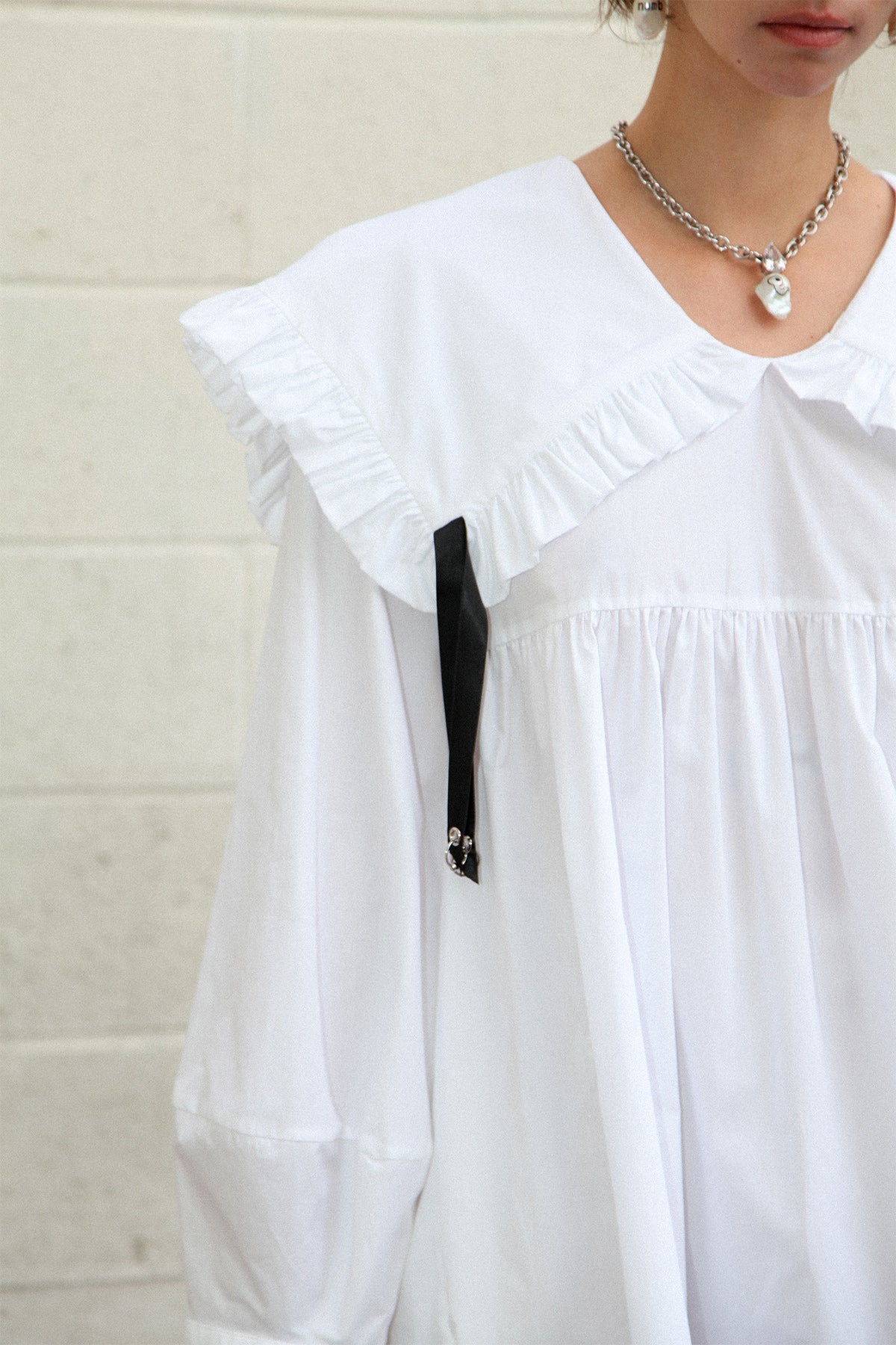 Mini Sailor Dress in White