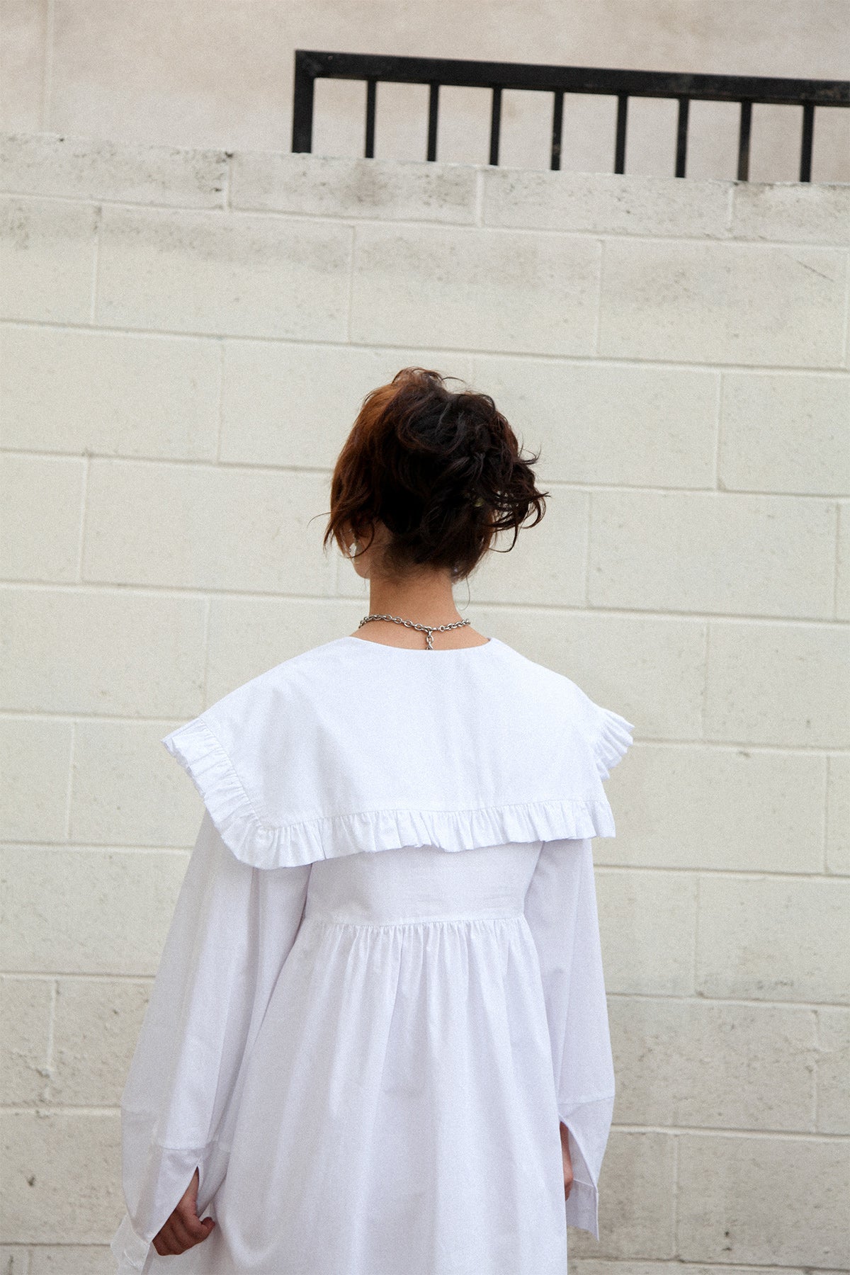 Mini Sailor Dress in White