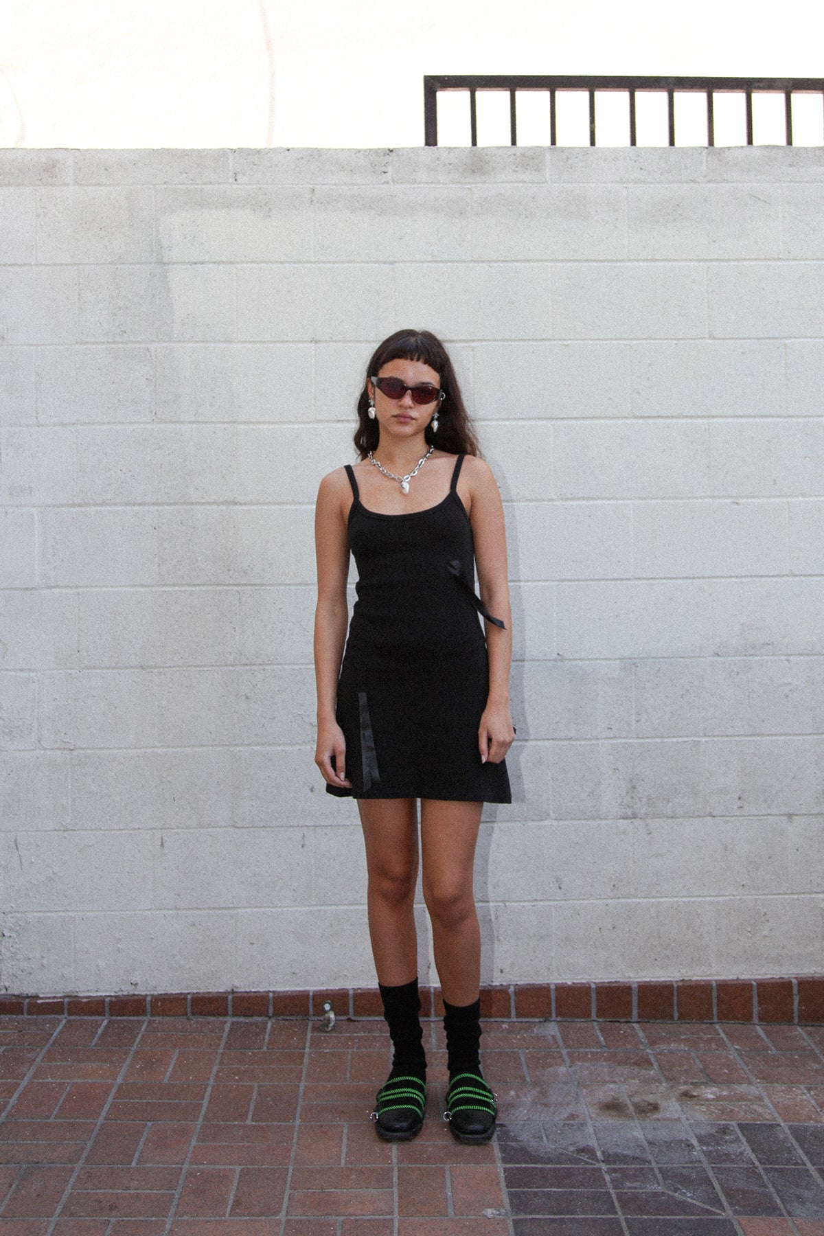 Rib Recital Dress in Black