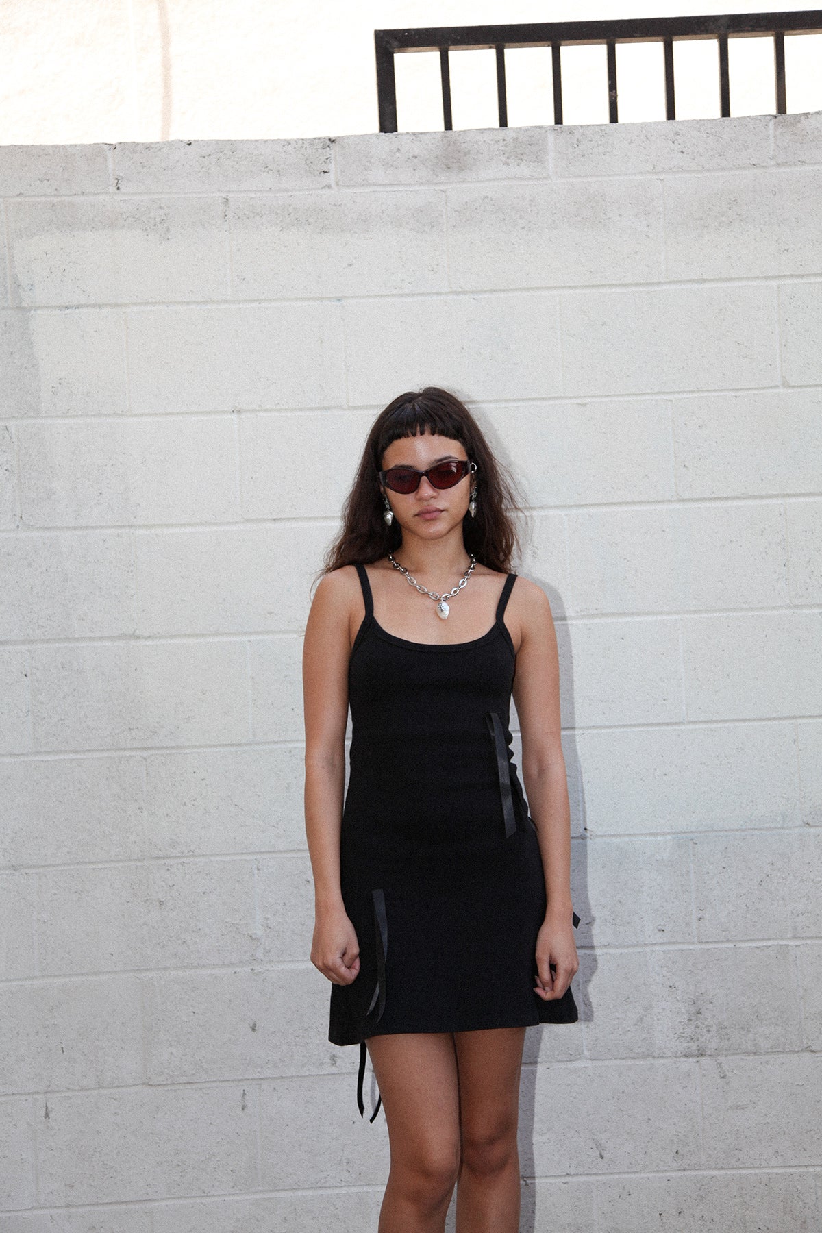 Rib Recital Dress in Black