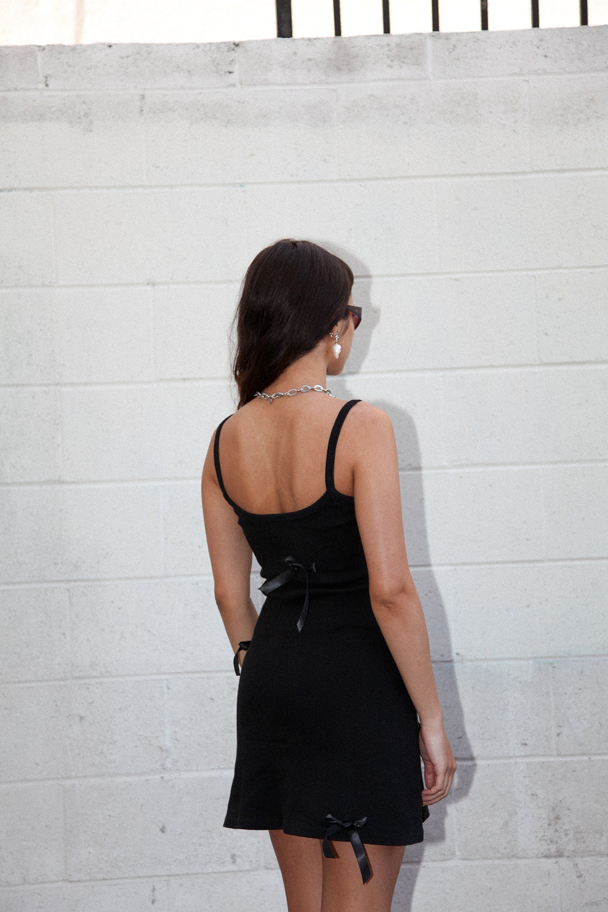 Rib Recital Dress in Black