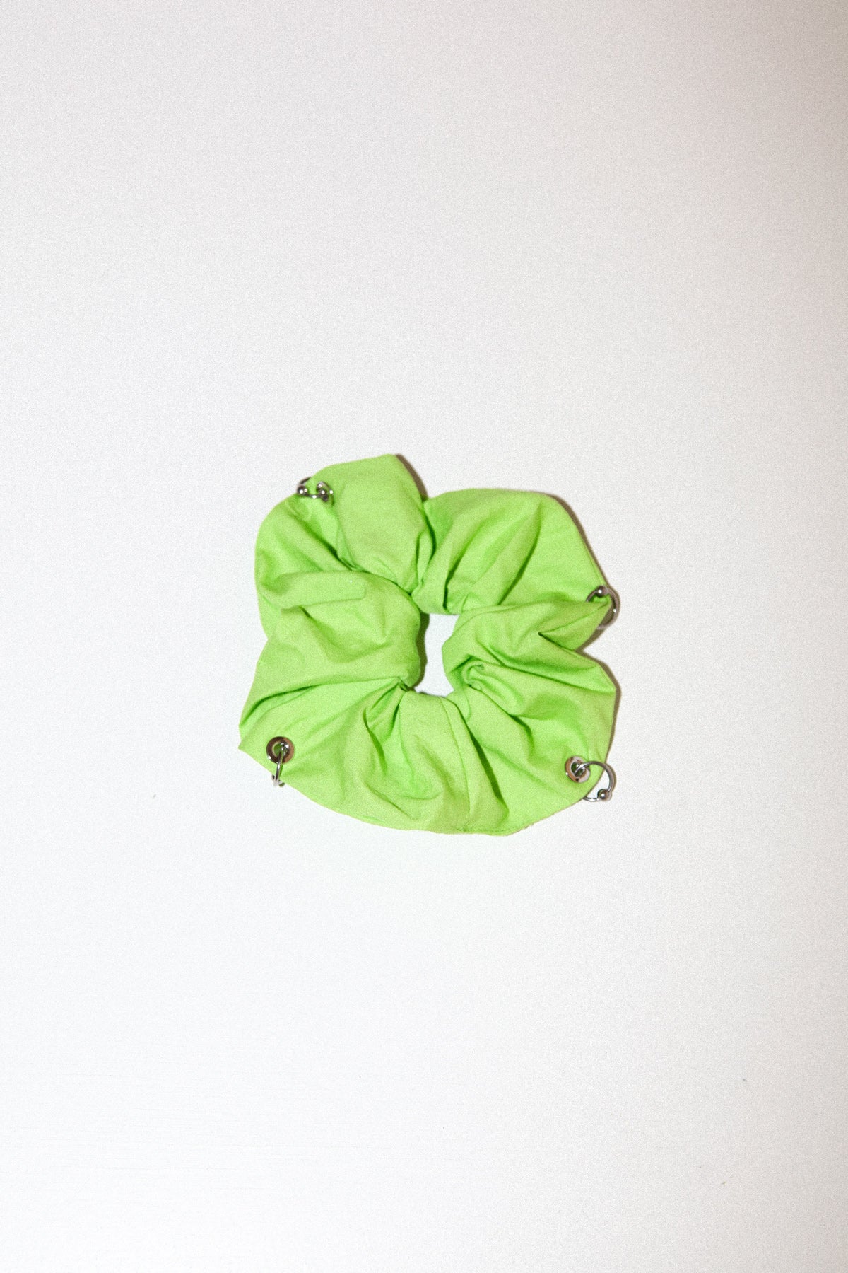 Pierced Scrunchie in Celery