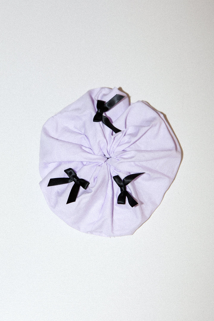 Grande Bow Scrunchie in Lilac
