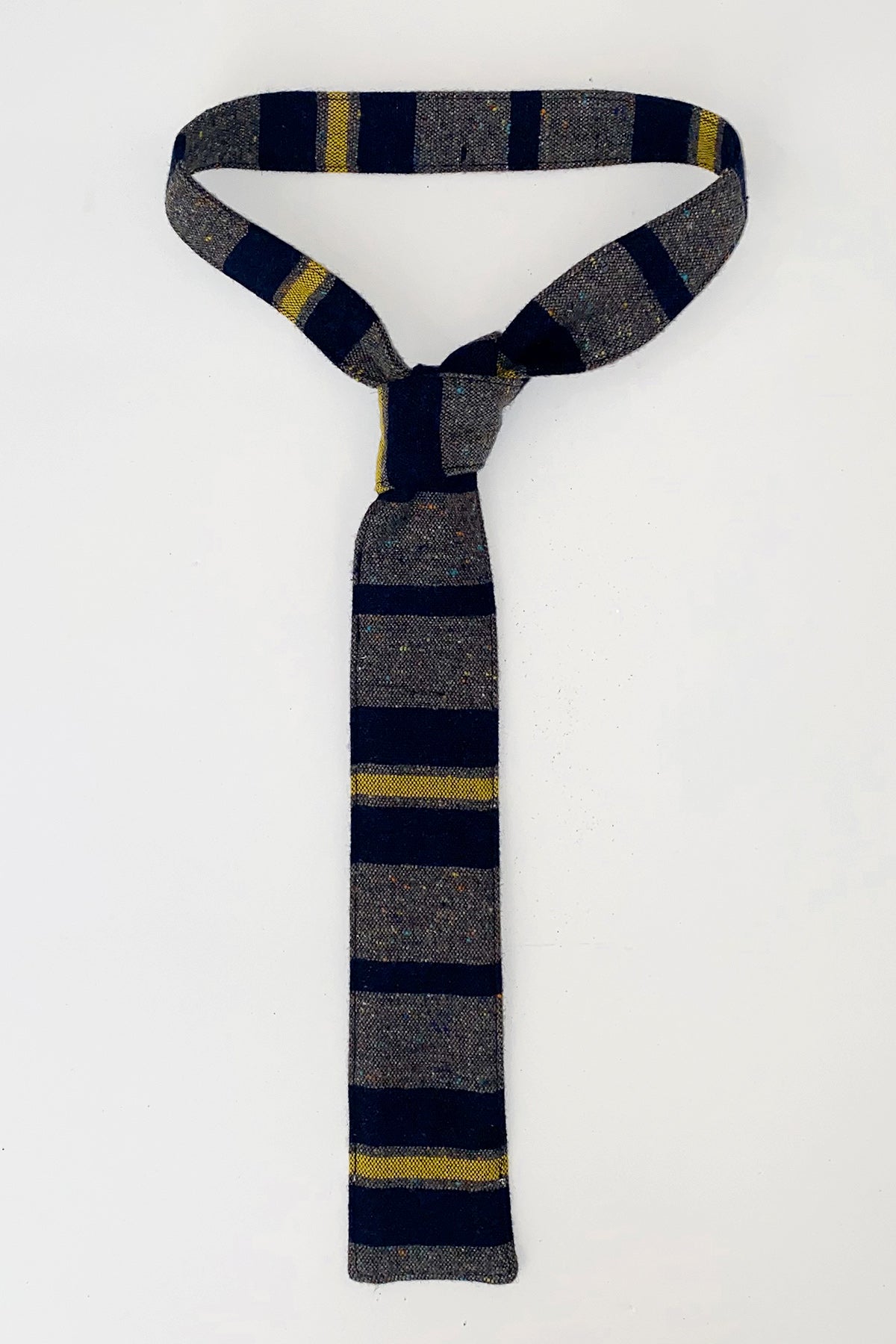 Square Reef Tie in Multi Stripe