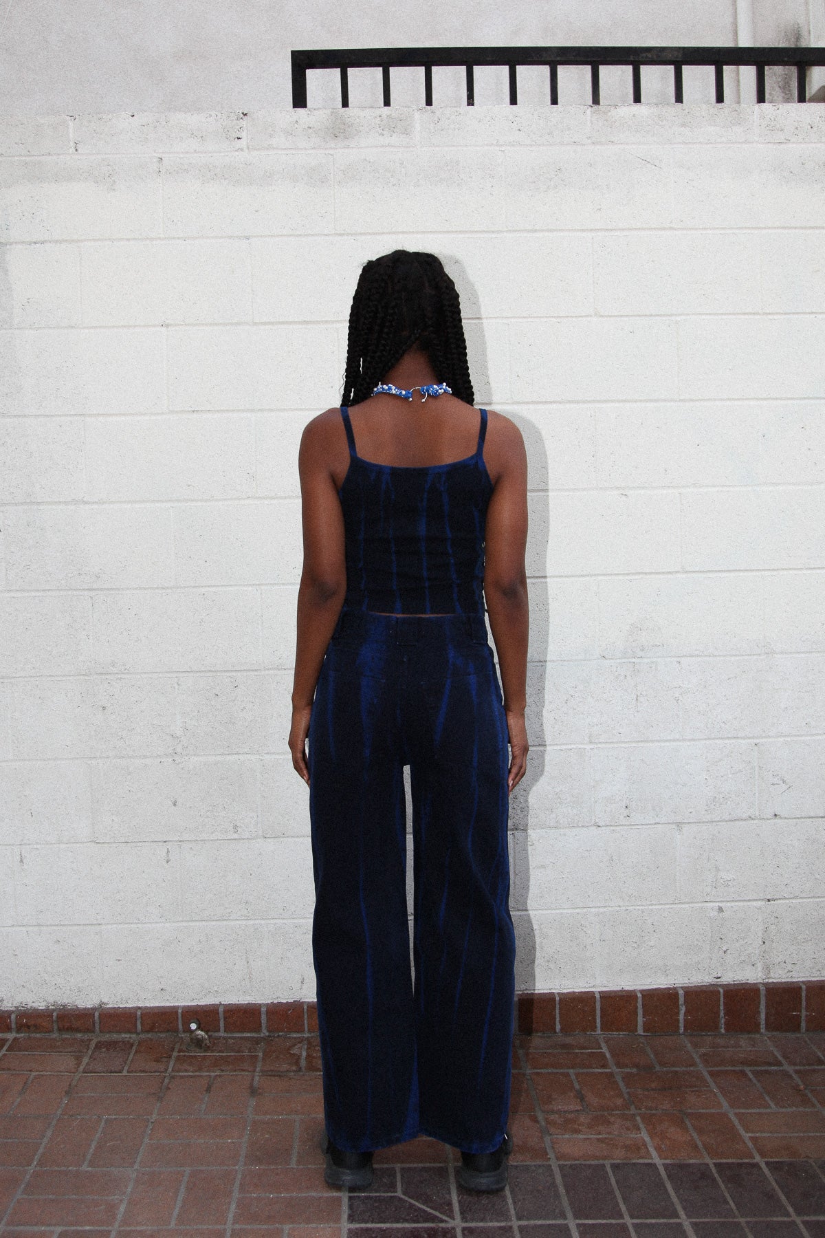 Meteor Pant in Cobalt Jupiter Dye