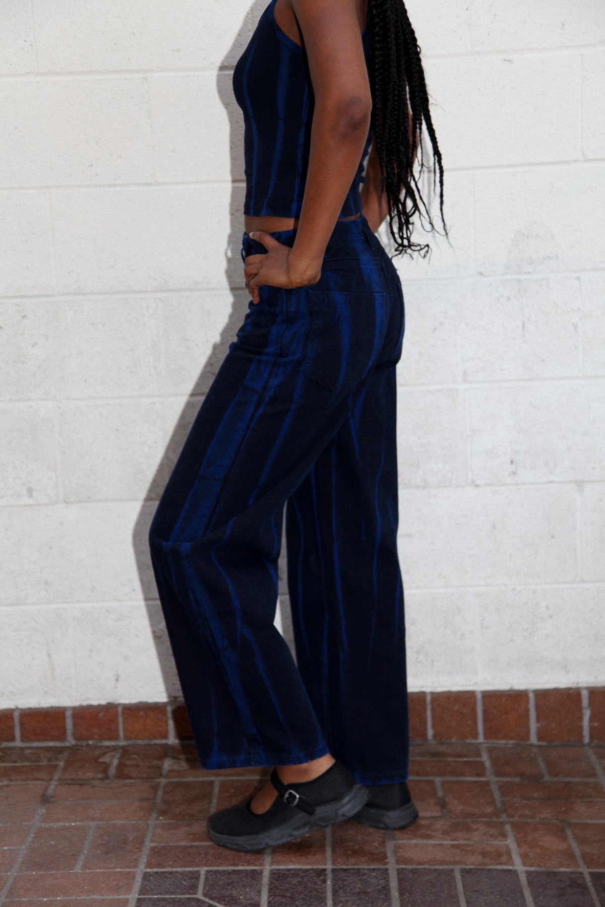 Meteor Pant in Cobalt Jupiter Dye