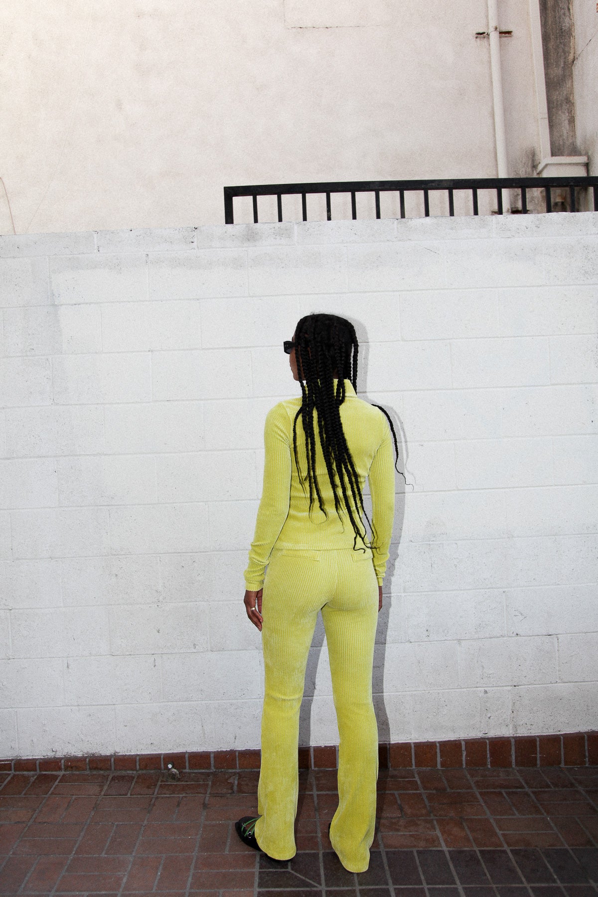 Scallop Pant in Limeade