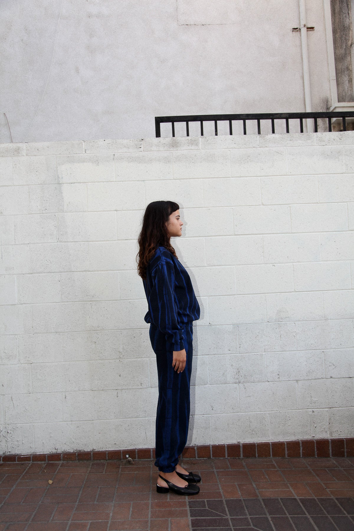 Crescent Sweatpant in Cobalt Jupiter Dye