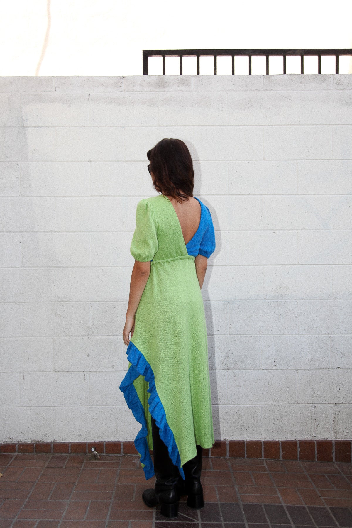 Creek Dress in Cerulean & Kelp