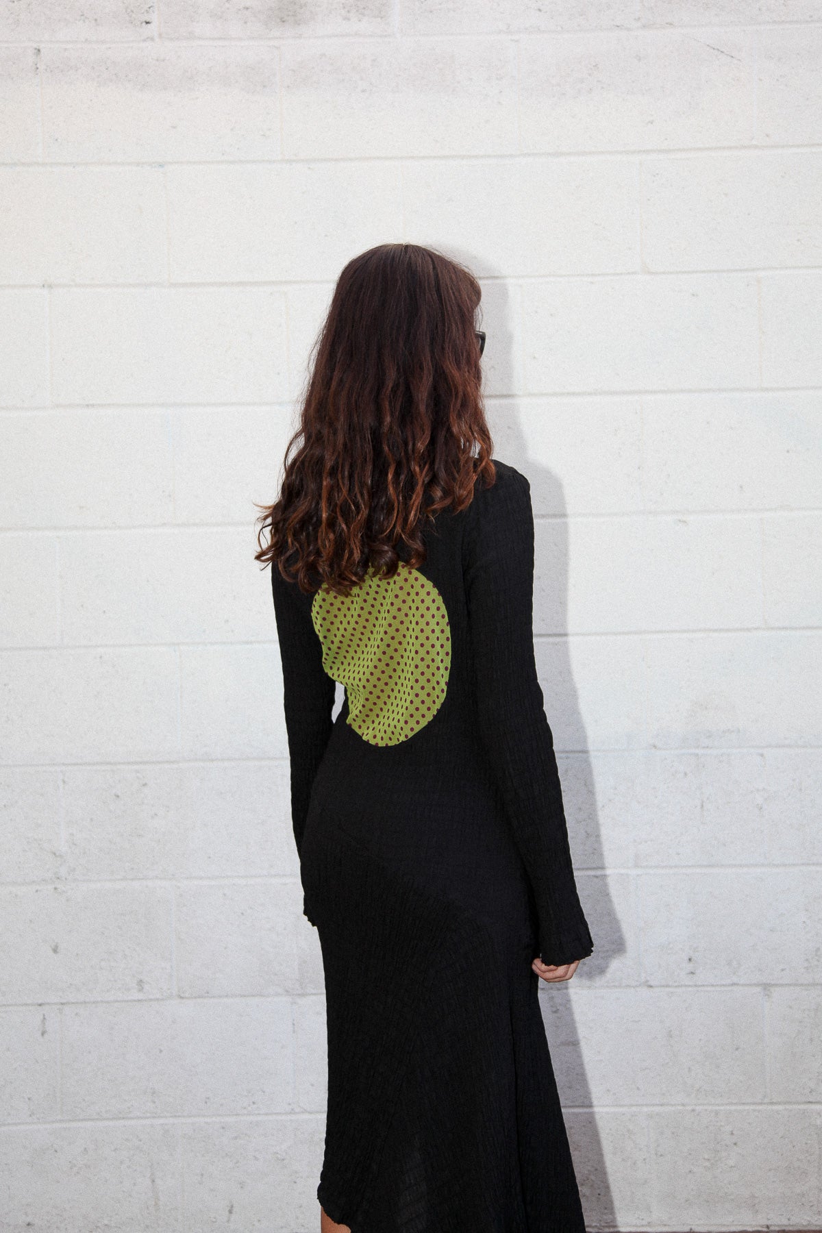 Akoya Ruched Dress in Black